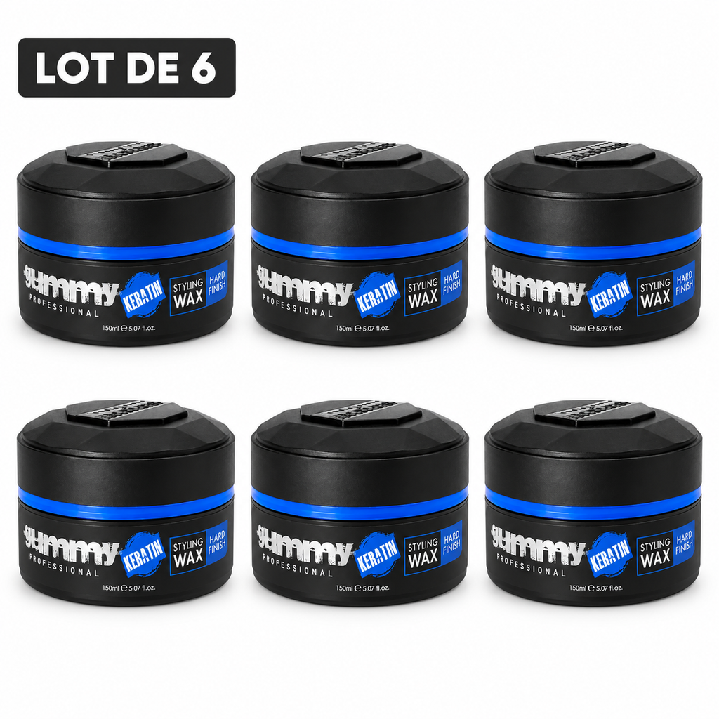 Gummy Professional Keratin – Cire coiffante – Lot de 6 unités