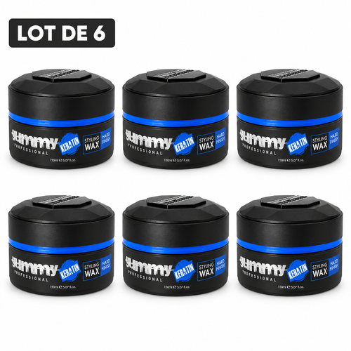 Gummy Professional Keratin – Cire coiffante – Lot de 6 unités