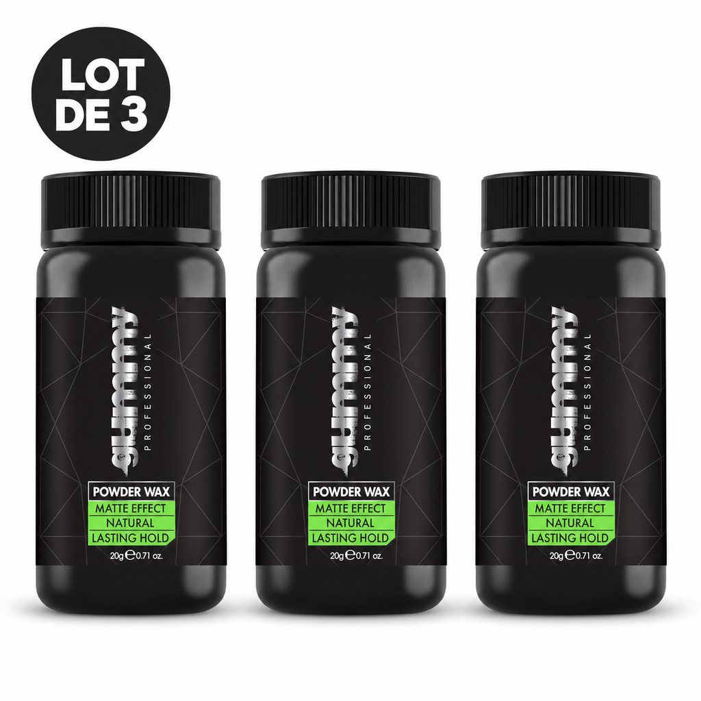 Gummy – Poudre coiffante effet mat · 20 g – Lot de 3 unités