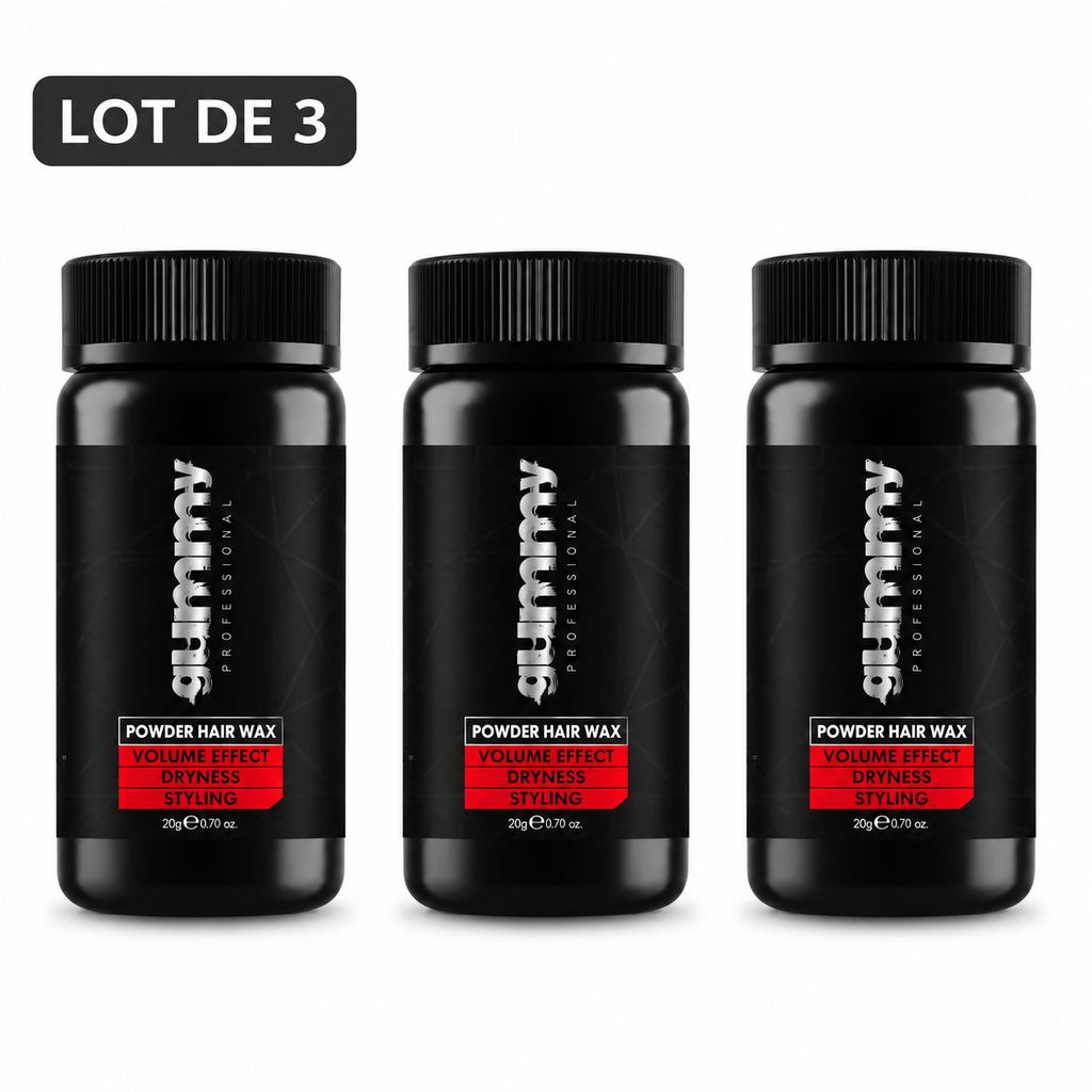 Gummy Professional – Poudre coiffante · 20 g – Lot de 3 unités